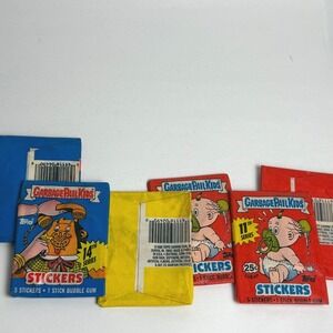 Garbage Pail Kids‎ Stickers 11th 12th 14th Series Topps Bubble Gum Packs Lot